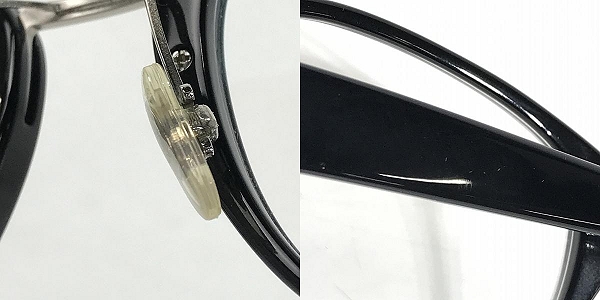 実際に弊社で買取させて頂いたRayBan/レイバン メガネフレーム/アイウェア 黒縁 RB5355F/2000の画像 8枚目