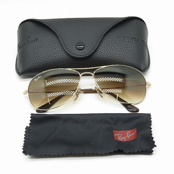 実際に弊社で買取させて頂いたRay-Ban/レイバン COCKPIT サングラス RB3362 001/51の画像 9枚目