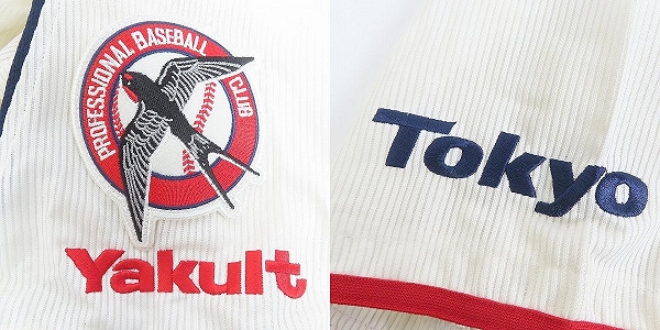 実際に弊社で買取させて頂いたデサント×ビームス 東京ヤクルトスワローズ 2006 ホーム レプリカユニフォーム #18藤井 DYS-0601/FREEの画像 9枚目