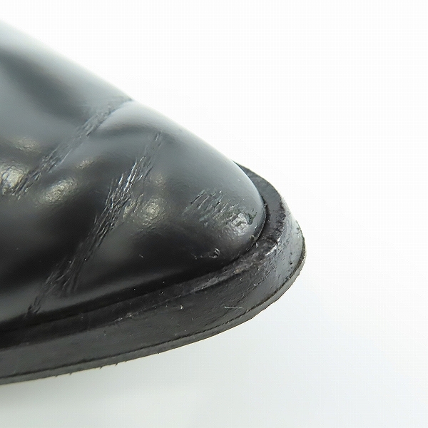 実際に弊社で買取させて頂いたMARNI/マルニ センタージップレザーシューズ/37の画像 6枚目