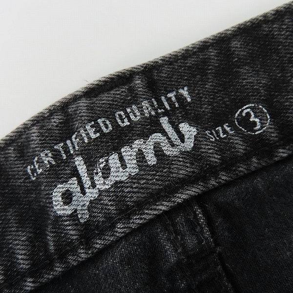 実際に弊社で買取させて頂いたglamb/グラム Poly Pants ポリーデニムパンツ リペア加工 /3の画像 2枚目