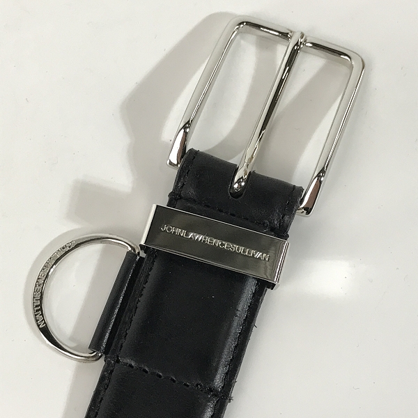 実際に弊社で買取させて頂いたJohn Lawrence Sullivan/ジョンローレンスサリバン Pin Buckle Belt With D-Ring/Dリング付きベルト JLS-06-40の画像 1枚目