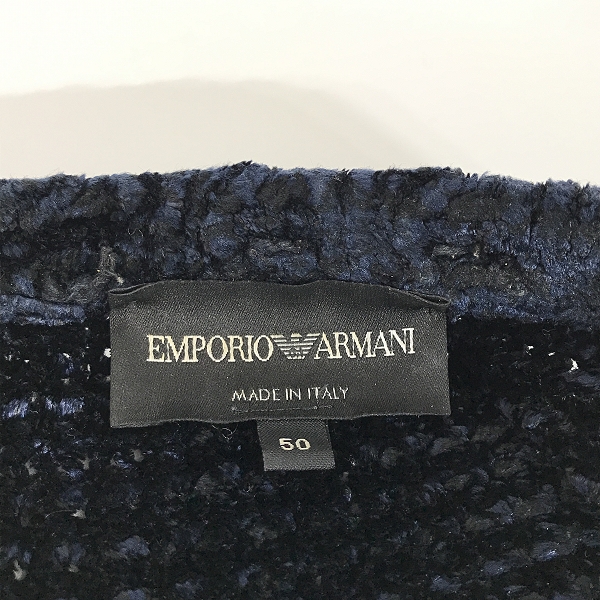 実際に弊社で買取させて頂いたEMPORIO ARMANI/エンポリオ アルマーニ プルオーバーニット/セーター 6X1M46 1MZ5Z/50の画像 2枚目