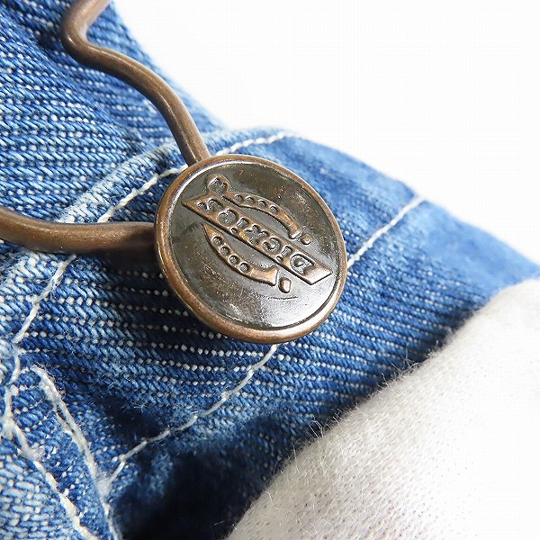 実際に弊社で買取させて頂いたDickies/ディッキーズ デニム オーバーオール 40×32の画像 5枚目