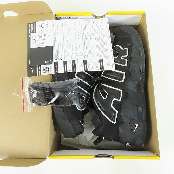 実際に弊社で買取させて頂いたNIKE×AMBUSH /ナイキ×アンブッシュ Air More Uptempo Low "Black and White" FB1299-001 29cmの画像 8枚目