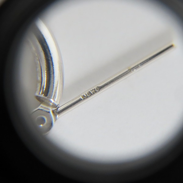 実際に弊社で買取させて頂いた【証明書付き】Justin Davis/ジャスティンデイビス スカル ハートチャーム フープピアス/SEJ580 片耳用の画像 6枚目