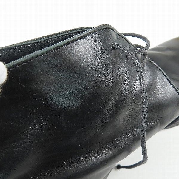 実際に弊社で買取させて頂いたBURBERRY/バーバリー レザー レースアップシューズ/25.5の画像 8枚目