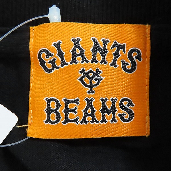 実際に弊社で買取させて頂いた【未使用】読売ジャイアンツ×BEAMS/ビームス ロゴプリント 長袖 Tシャツ/Lの画像 2枚目