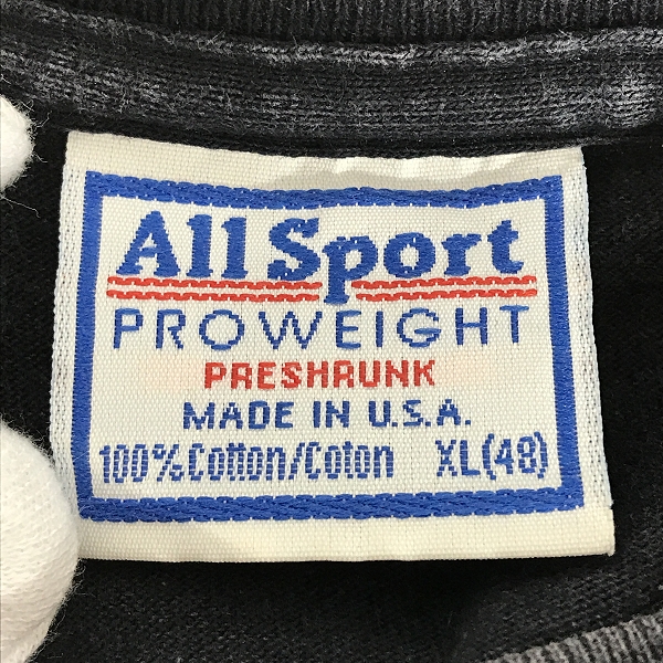 実際に弊社で買取させて頂いたBARBRA STREISAND/バーブラ ストレイサンド ALL SPORT 90s バンドTシャツ バンT/XLの画像 2枚目