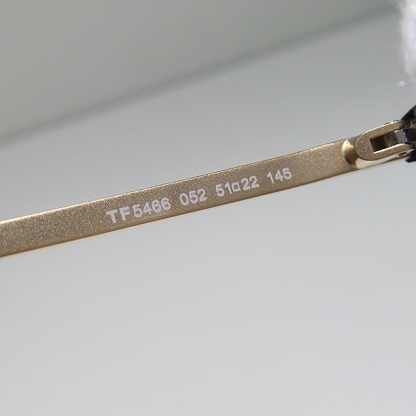 実際に弊社で買取させて頂いたTOM FORD/トムフォード コンビネーション 眼鏡/メガネフレーム TF5466 052の画像 5枚目