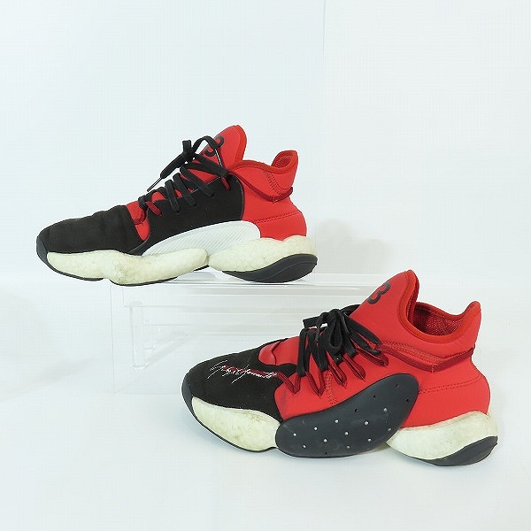 実際に弊社で買取させて頂いたY-3 Yohji Yamamoto×adidas/ワイスリー ヨウジヤマモト×アディダス  スニーカー BYW BBALL BC0338/25の画像 3枚目