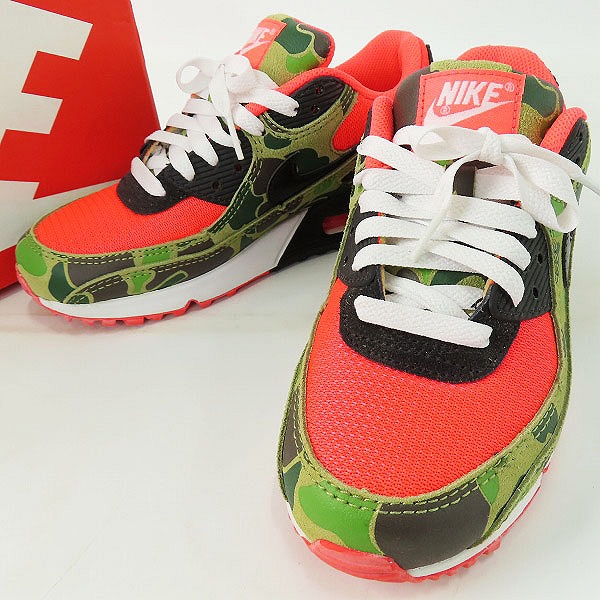実際に弊社で買取させて頂いたNIKE×atmos/ナイキ×アトモス AIR MAX 90 DUCK CAMO エアマックス90 ダックカモ CW6024-600/23.5