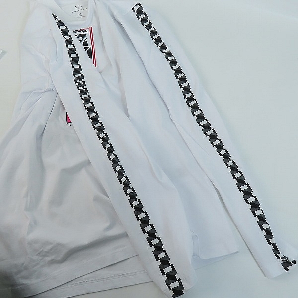 実際に弊社で買取させて頂いた【未使用】AX/ARMANI EXCHANGE/アルマーニエクスチェンジ ロングTシャツ 6GZTAN ZJH4Z/Mの画像 7枚目