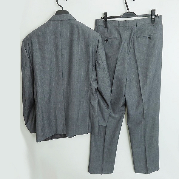 実際に弊社で買取させて頂いたGIORGIO ARMANI LE COLLEZIONI/ジョルジオアルマーニ リネン セットアップ スーツ 48/32の画像 1枚目