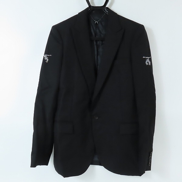 実際に弊社で買取させて頂いたroar/ロアー スワロフスキー クロスガン ウール 1B テーラードジャケット /2