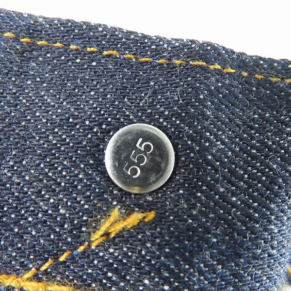実際に弊社で買取させて頂いた【未使用】Levi's/リーバイス 501XX 刻印555 デニムパンツ W31L36の画像 7枚目