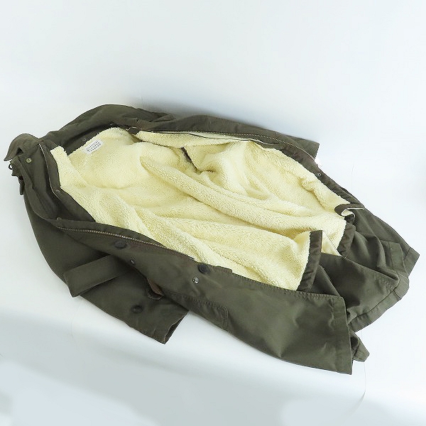 実際に弊社で買取させて頂いたMartin Margiela/マルタンマルジェラ 10 04AW モッズコート ボアライナー付き/48の画像 2枚目
