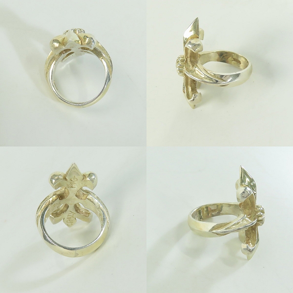 実際に弊社で買取させて頂いたCRAZY PIG/クレイジーピッグ チューダークロス リング/指輪 16号の画像 2枚目