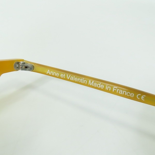 実際に弊社で買取させて頂いた(1)Anne et Valentin/アンバレンタイン PEPPO 6HM メガネフレーム  べっ甲柄の画像 5枚目