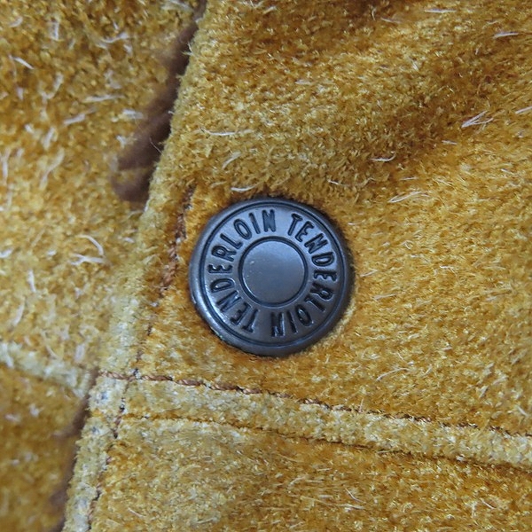 実際に弊社で買取させて頂いたTENDERLOIN/テンダーロイン SADDLE SUADE JKT サドルスエードジャケット /XSの画像 6枚目