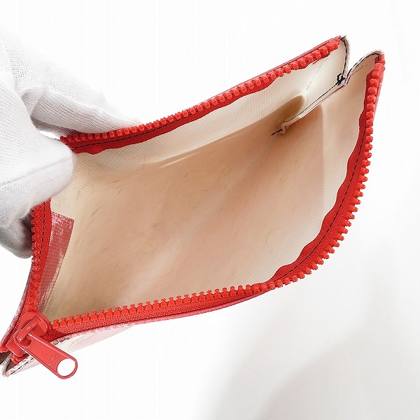 実際に弊社で買取させて頂いたFREITAG/フライターグ ポーチ セカンドバッグ レッドの画像 4枚目