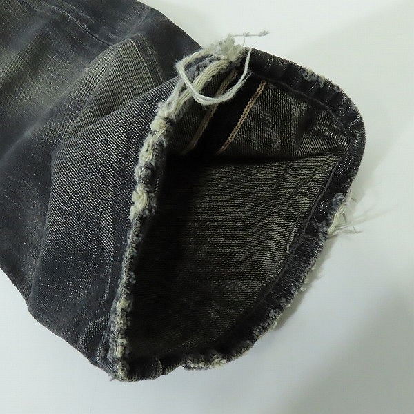 実際に弊社で買取させて頂いた【未使用】NEIGHBORHOOD/ネイバーフッド 16SS KNOXKDOWN SAVAGE BASIC/サベージ 加工デニム パンツ 161DCNH-PTM21/Sの画像 7枚目