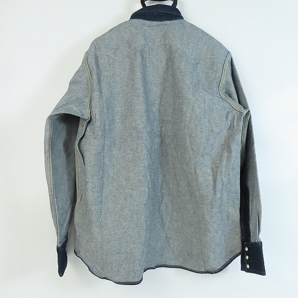 実際に弊社で買取させて頂いたLEVIS×BEAMS/リーバイス×ビームス THE INSIDE OUT COLLECTION デニムシャツ 84463-0000/Lの画像 1枚目