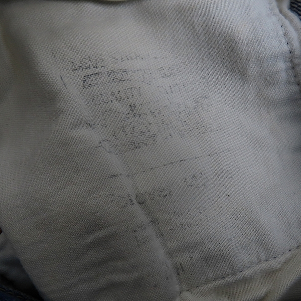 実際に弊社で買取させて頂いたLevi’s/リーバイス 702-XX 刻印J22 ビッグE 赤耳 日本製 デニムパンツ /W36L36の画像 6枚目