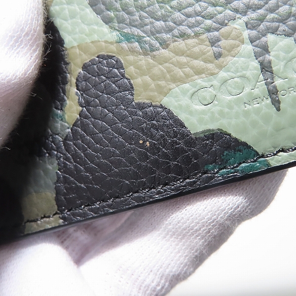 実際に弊社で買取させて頂いたCOACH/コーチ カモフラ コインケース/カードケースの画像 9枚目