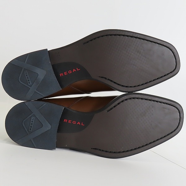 実際に弊社で買取させて頂いたREGAL/リーガル モンクストラップ レザーシューズ/Y625/24.5の画像 2枚目