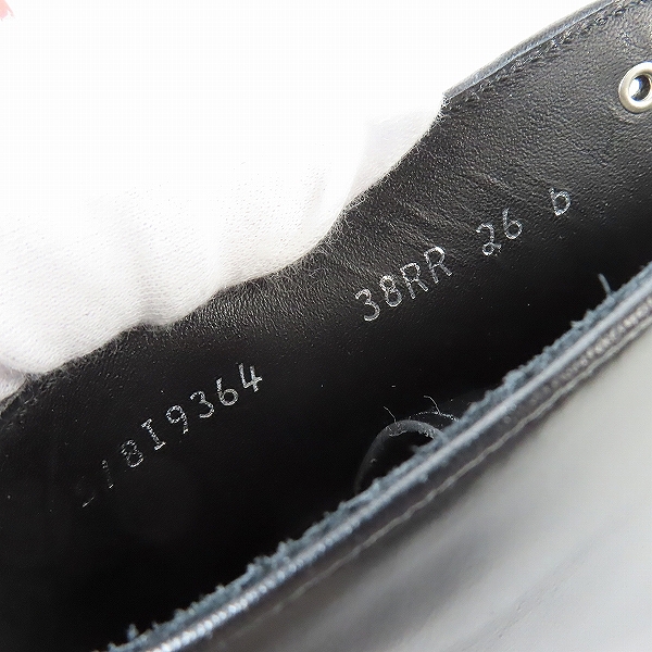 実際に弊社で買取させて頂いたREGAL/リーガル Uチップドレスレザーブーツ 38RR/26の画像 5枚目