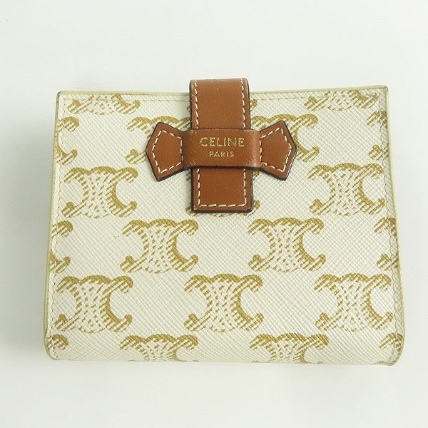 実際に弊社で買取させて頂いたCELINE/セリーヌ スモール ストラップ ウォレット トリオンフ 10H262DB7.01TA
