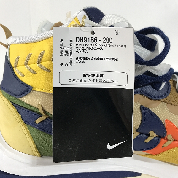 実際に弊社で買取させて頂いた【未使用】NIKE×sacai×Jean Paul Gaultier/ナイキ×サカイ×ジャンポールゴルチエ LDVAPORWAFFLE DH9186-200/28の画像 6枚目