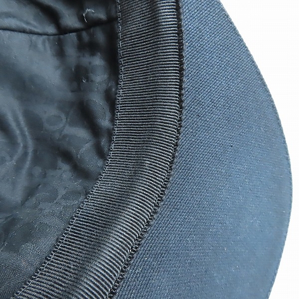 実際に弊社で買取させて頂いたDior Homme/ディオールオム ロゴエンブロイダリーベースボールキャップ 933C902D4511/Lの画像 7枚目