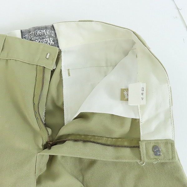 実際に弊社で買取させて頂いたSTUSSY×Dickies/ステューシー×ディッキーズ ボトムス チノパン 32の画像 7枚目
