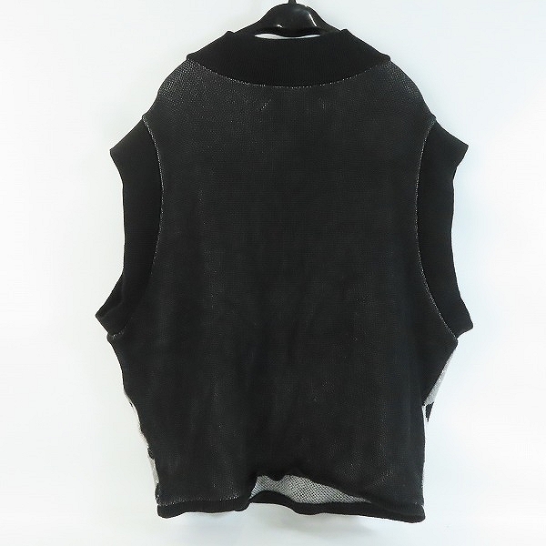 実際に弊社で買取させて頂いたANREALAGE/アンリアレイジ LOW ANGLE ARGYLE V-NECK VEST/ローアングル アーガイル Vネック ベスト/38の画像 1枚目