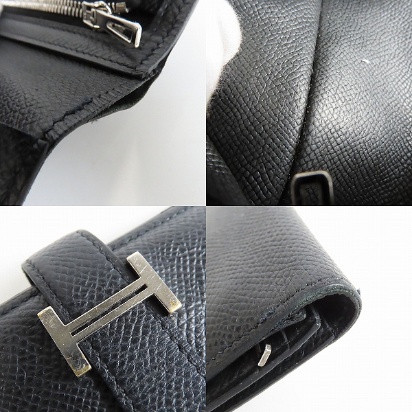 実際に弊社で買取させて頂いたHERMES/エルメス ベアンスフレ 長財布 Y PN 003 AK刻印の画像 7枚目
