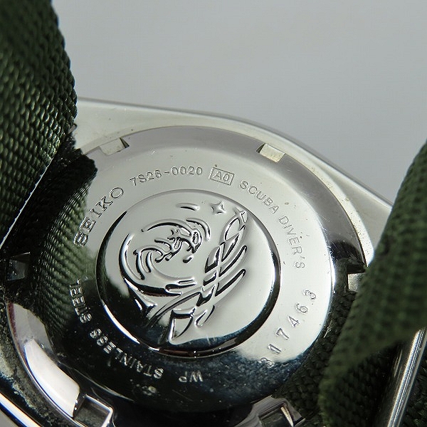 実際に弊社で買取させて頂いたSEIKO/セイコー DIVER'S/ダイバーズ 200m 自動巻き 腕時計 7S26-0020の画像 3枚目