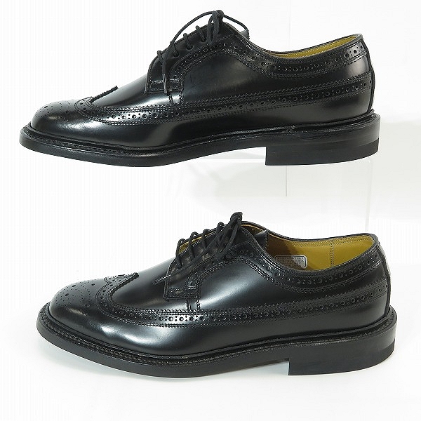実際に弊社で買取させて頂いたREGAL/リーガル ウイングチップ レザー シューズ ブラック 2589/24.5の画像 3枚目
