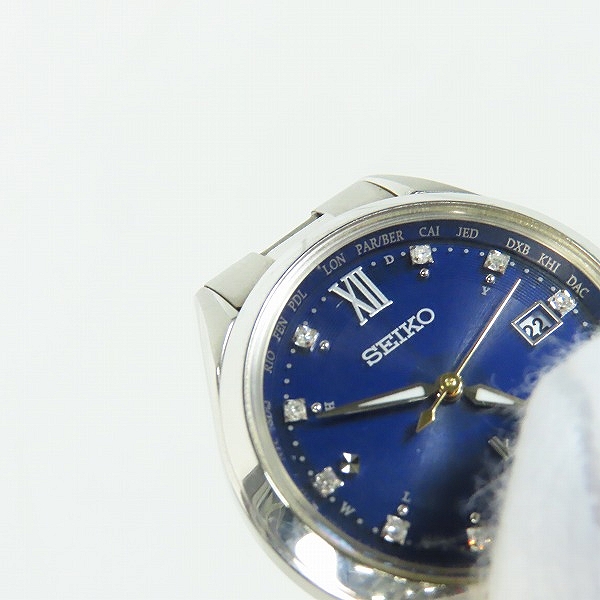 実際に弊社で買取させて頂いたSEIKO/セイコー LUKIA/ルキア エターナルブルー限定モデル ソーラー腕時計 SSQV071の画像 5枚目