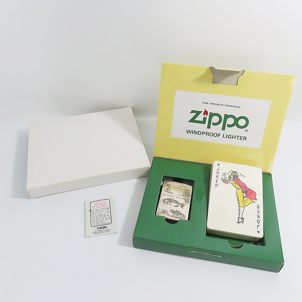 実際に弊社で買取させて頂いたZIPPO/ジッポー CATCH&RELEASE ROYAL COACH MAN/キャッチ&リリース 1994年製の画像 7枚目