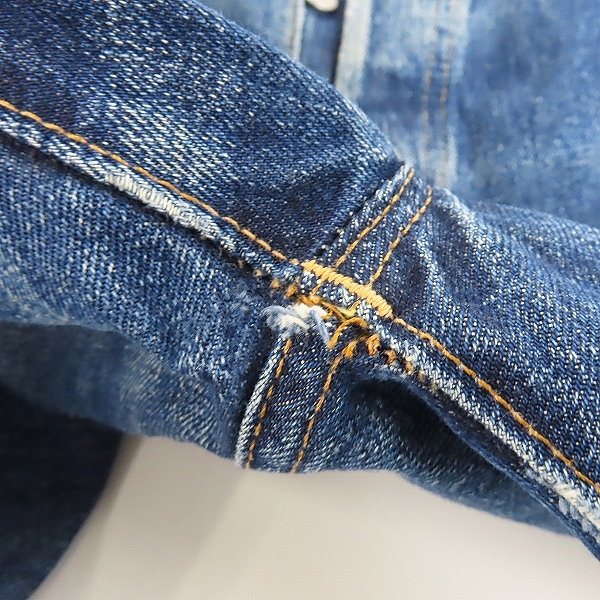 実際に弊社で買取させて頂いたLevi's/リーバイス 60s 刻印8 501 BIGE ビッグE デニムパンツ の画像 6枚目