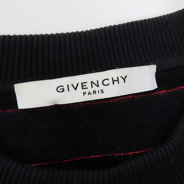 実際に弊社で買取させて頂いた【JPタグ】GIVENCHY/ジバンシィ 18SS スター ライン 長袖 トレーナー/スウェット BM702D3Y04/XSの画像 2枚目
