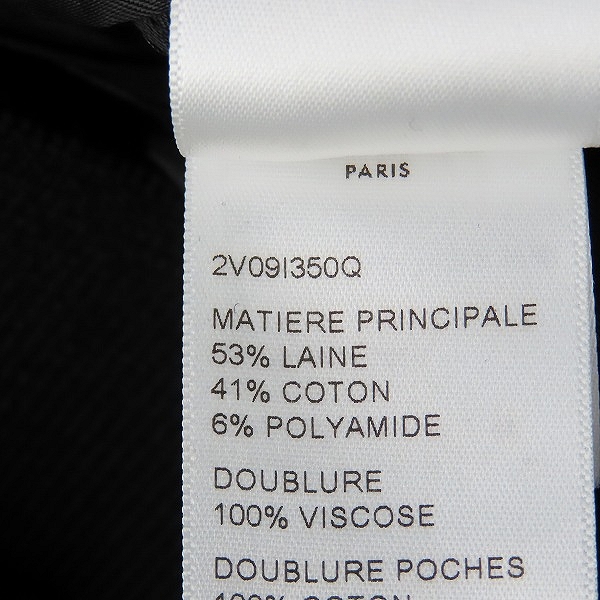 実際に弊社で買取させて頂いたCELINE/セリーヌ 22SS アーティスト エンブロイダリー テディジャケット 2V09I350Q/44の画像 6枚目