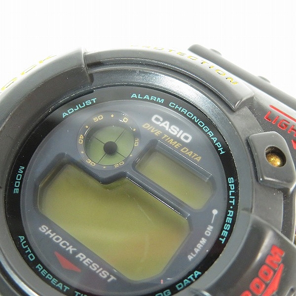 実際に弊社で買取させて頂いたG-SHOCK/Gショック 初代FROGMAN/フロッグマン DW-6300-1B【動作未確認】の画像 5枚目