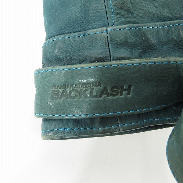 実際に弊社で買取させて頂いたYohji Yamamoto  pour homme/ヨウジヤマモト プールオム×BACKLASH/バックラッシュ シングルライダース HH-Y98-715/2の画像 9枚目