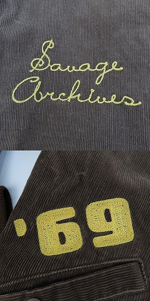 実際に弊社で買取させて頂いたSVG ARCHIVES byNEIGHBORHOOD/エスブイジーアーカイブスバイネイバーフッド  08AW コーデュロイブルゾン /GWSV-JK-M01/Lの画像 7枚目