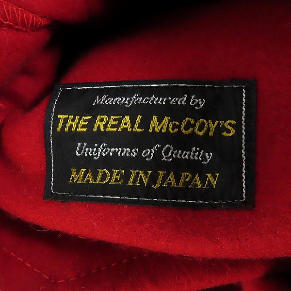 実際に弊社で買取させて頂いたThe REAL McCOYS/リアルマッコイズ U.S. NAVY MILITARY SOUVENIR WOOL SHIRT スーベニア ウールナイロン シャツ MS21101/Sの画像 3枚目