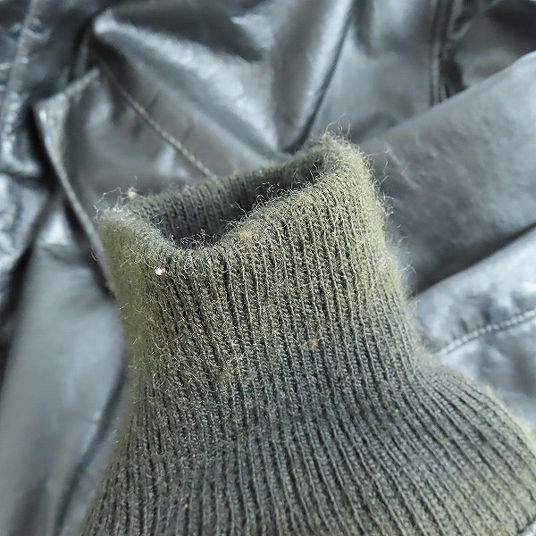 実際に弊社で買取させて頂いたSchott/ショット USA製 A-2 ボアライナー付き レザー フライトジャケット40の画像 7枚目