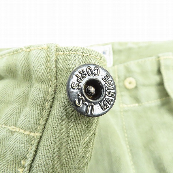 実際に弊社で買取させて頂いた(1)BUZZ RICKSON'S/バズリクソンズ U.S MARINE CORPS HERIRINGBONE SHORTS/ショートパンツ BR52206/36の画像 6枚目